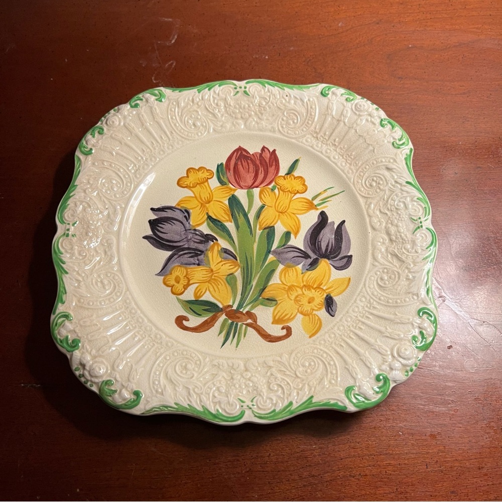 Ridgeway Bedford Ware hand painted plate